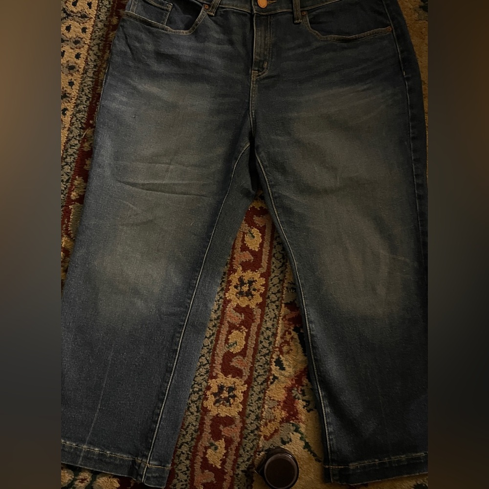 💰Lane Bryant Denim Cropped Size-14 - Picture 2 of 12